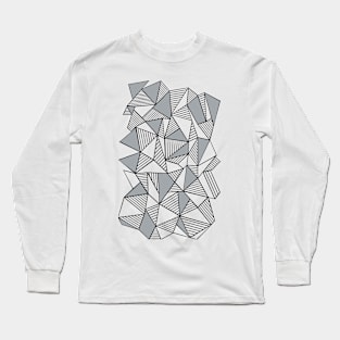 Ab Lines with Grey Blocks Long Sleeve T-Shirt